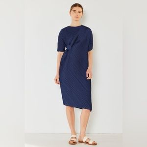 Marina West Swim Pleated Dolman Sleeve Dress